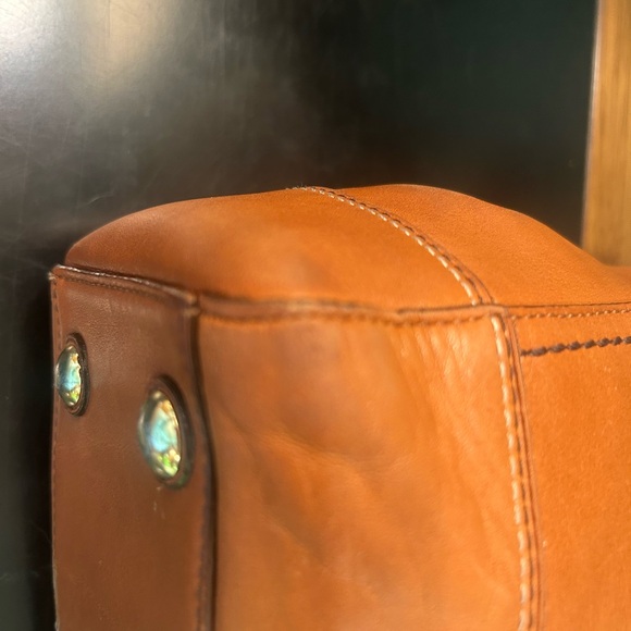 Coach Hampton Brown Leather Satchel, Very VTG - Picture 9 of 13